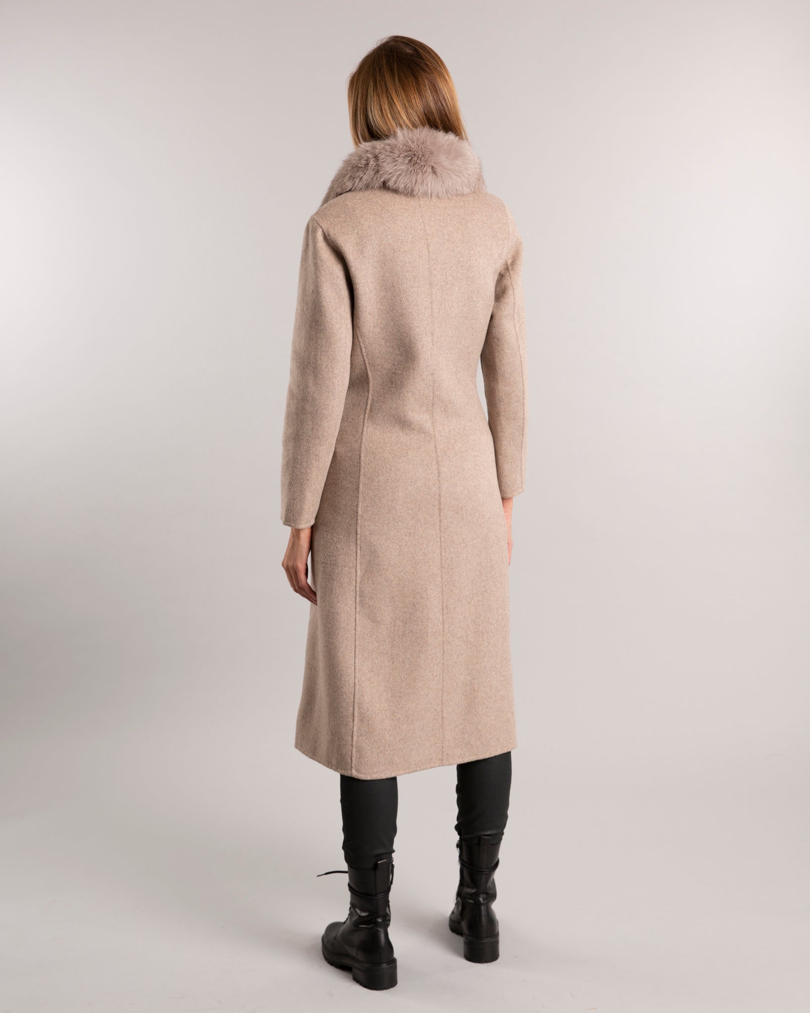 Kate Wrap Wool Long Oat