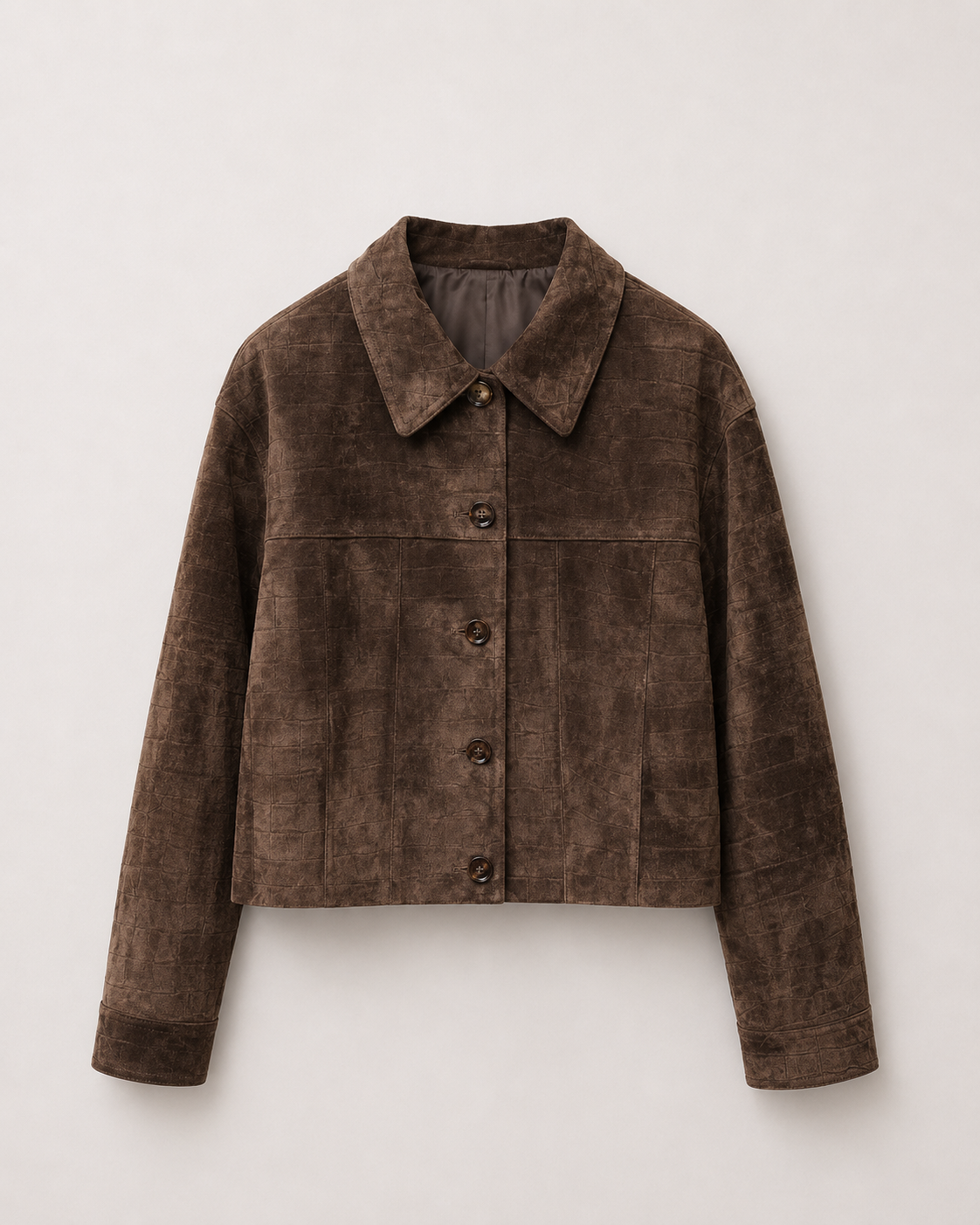 Hudson Cropped Suede Jacket