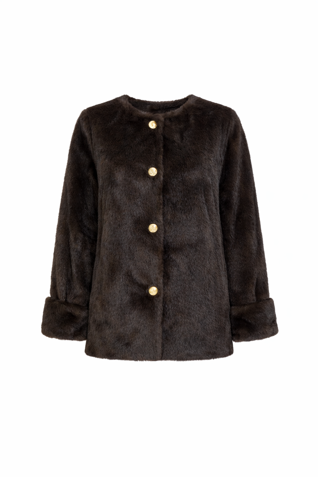 St Moritz Short Faux Mink Coat