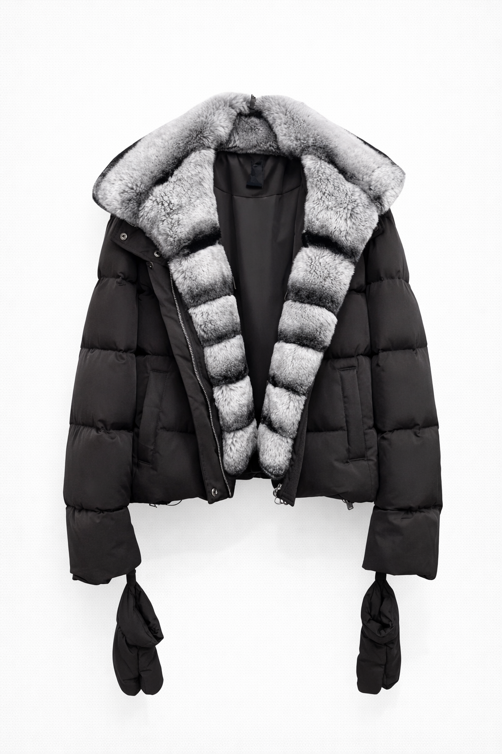 The Zermatt Rabbit-Trim Down Jacket