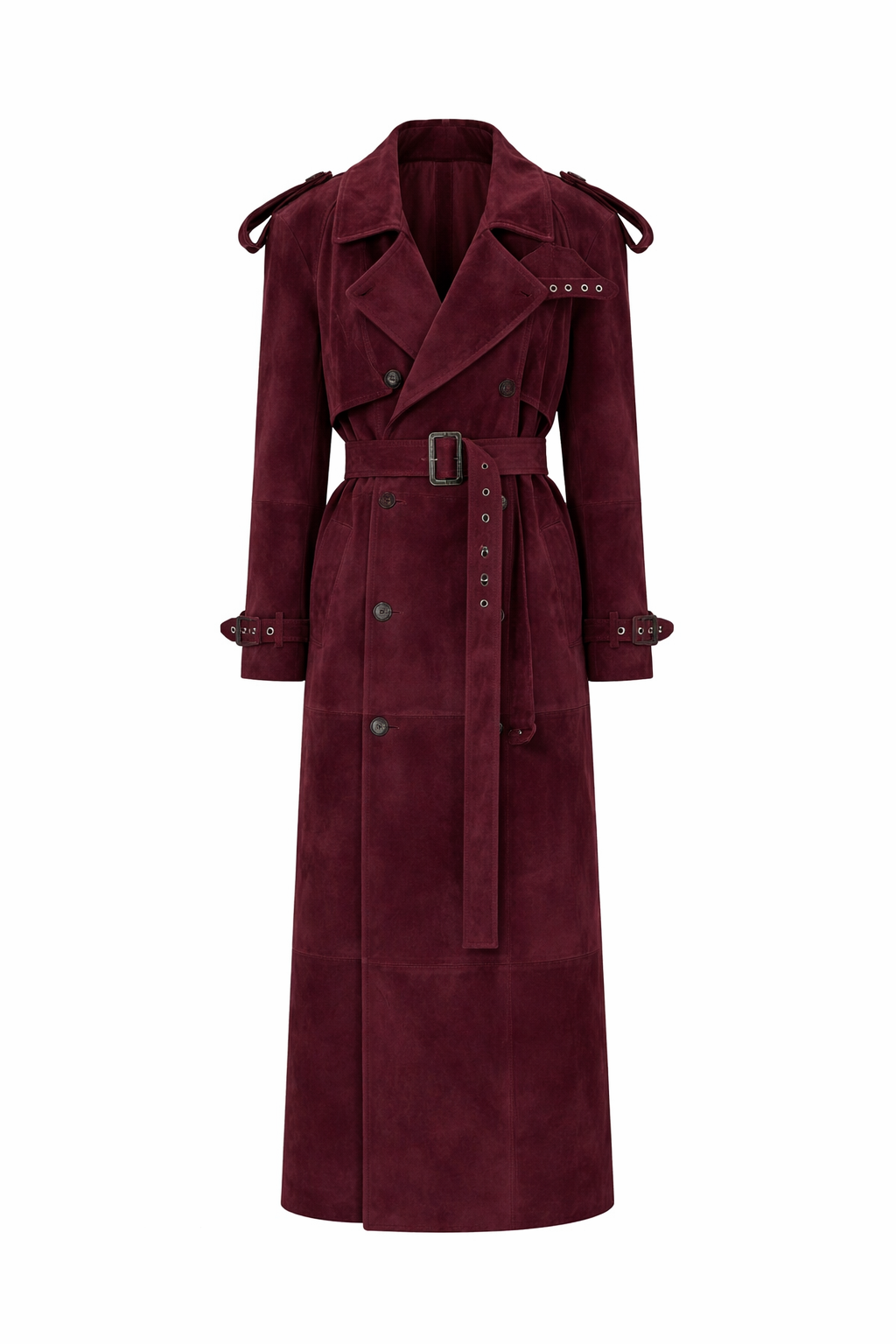 Sloane Suede Trench Coat