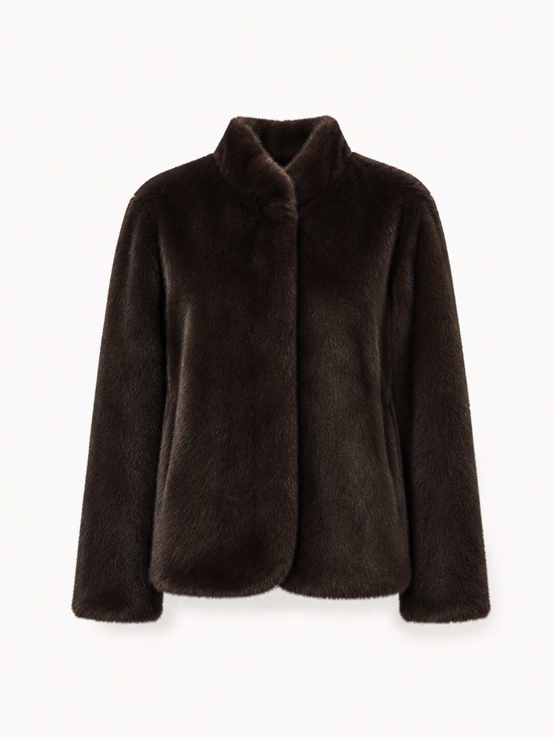 Faux Fur Cortina Crop Coat