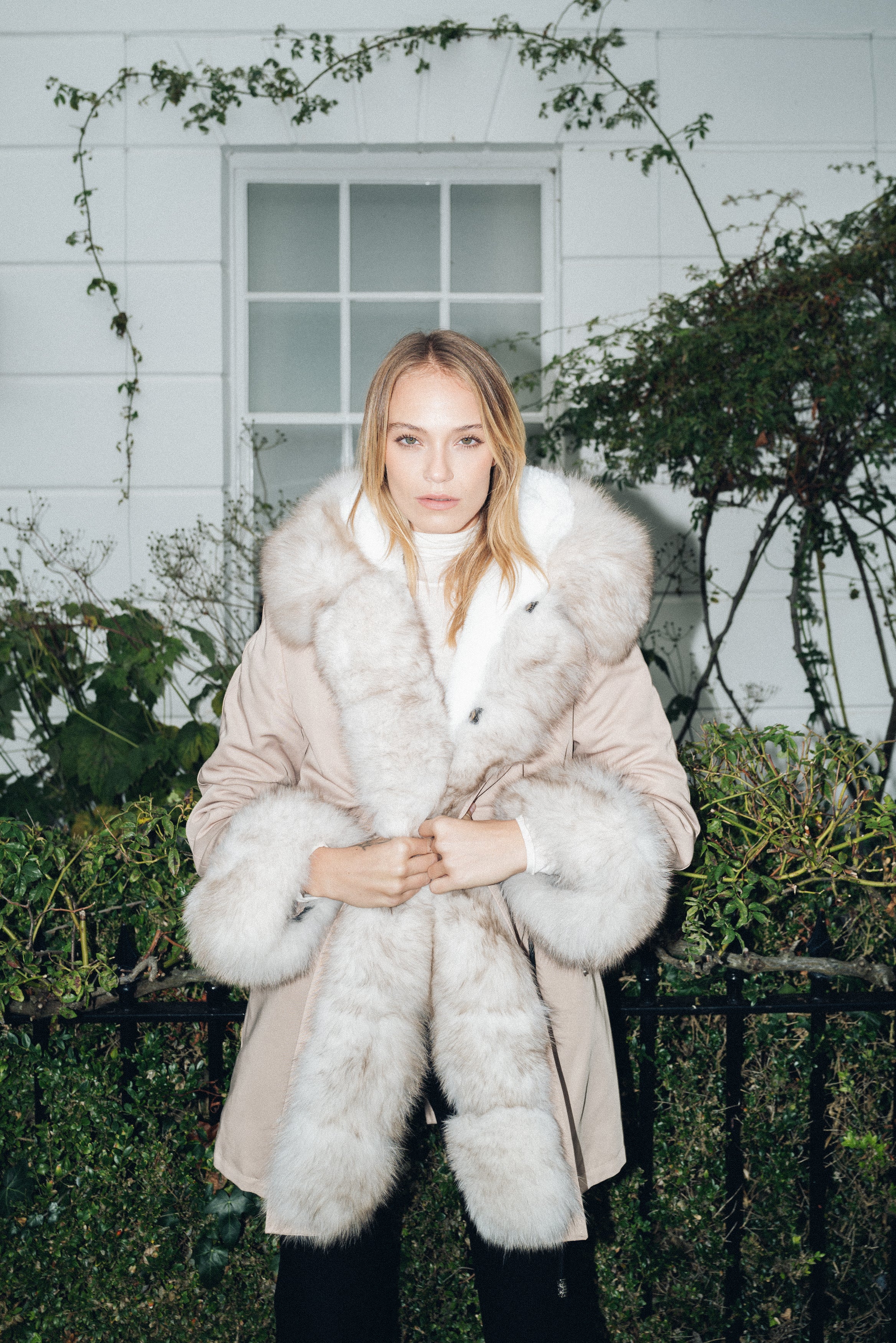 Fox Lux Parka Champagne 3/4 Length