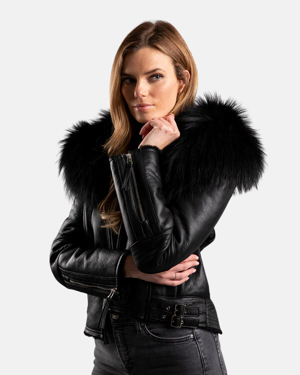 Knightsbridge Shearling Leather Jacket