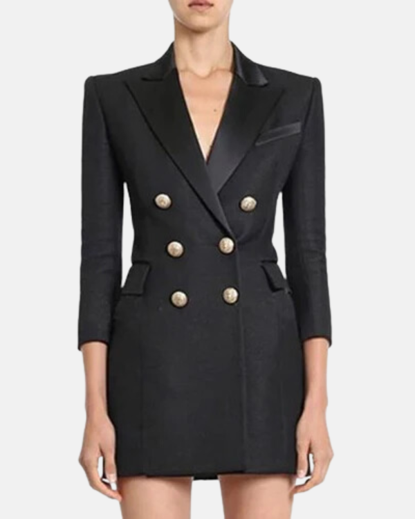 Knightsbridge Mini Black Blazer Dress