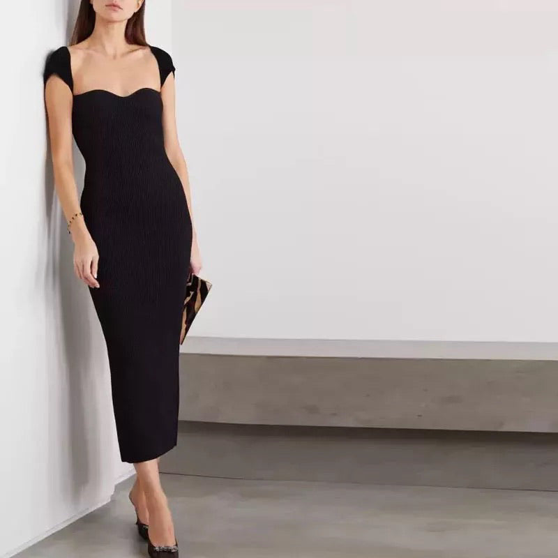 Copy of Aliya Rib-Knit Dress