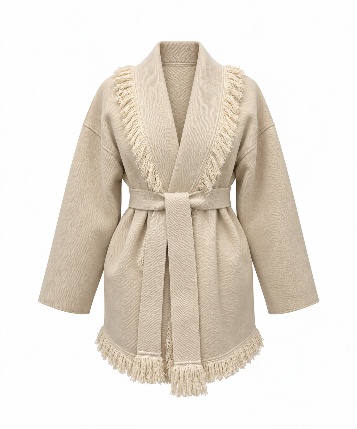Fringe Wrap Cardigan