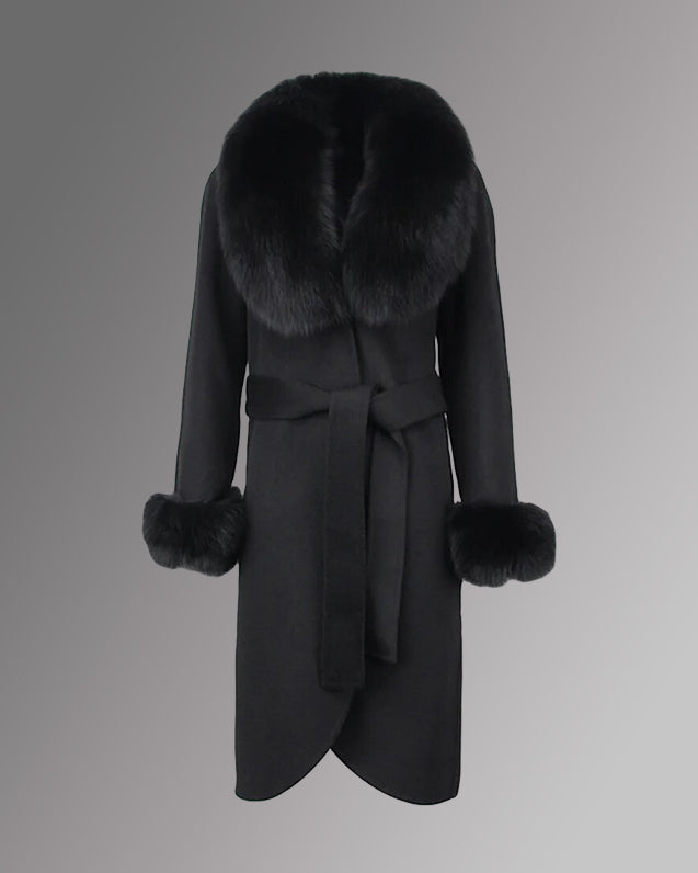 London Cashmere Wrap Coat