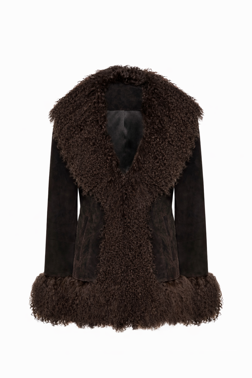 The Hailey Shearling Suede Jacket