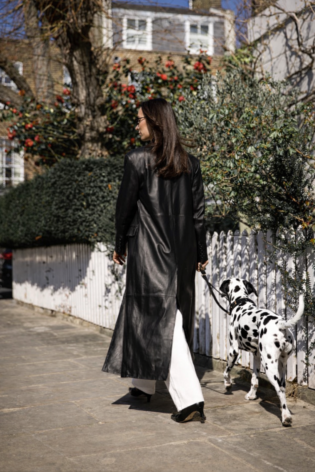 Mayfair Leather Trench Double  Breasted