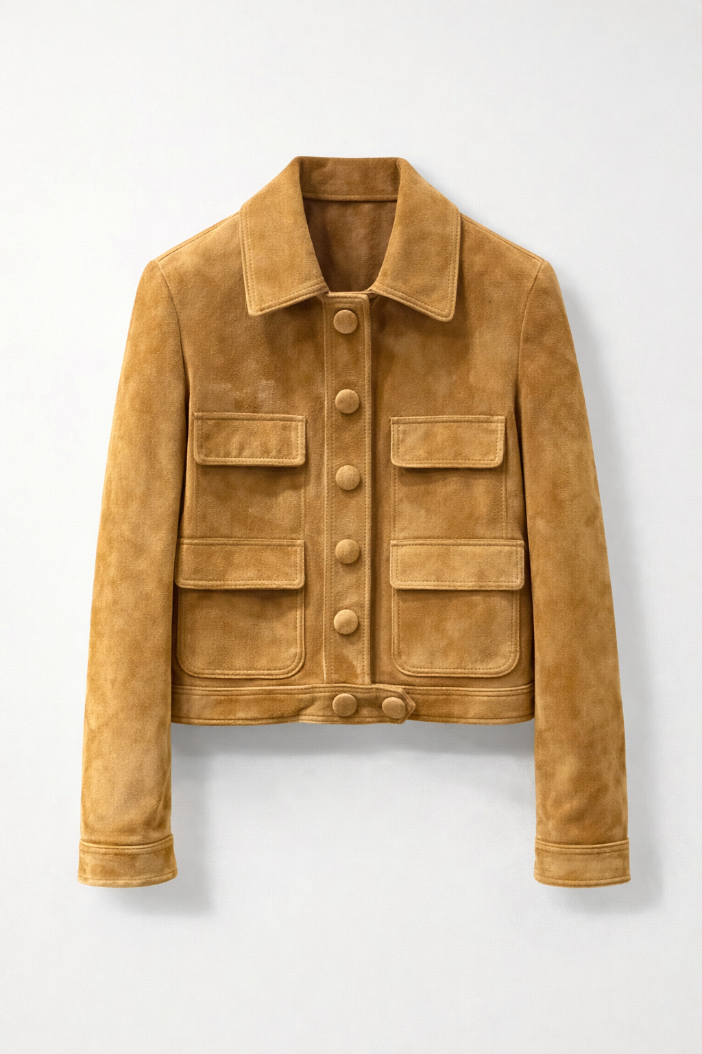 City Suede Cropped Blazer