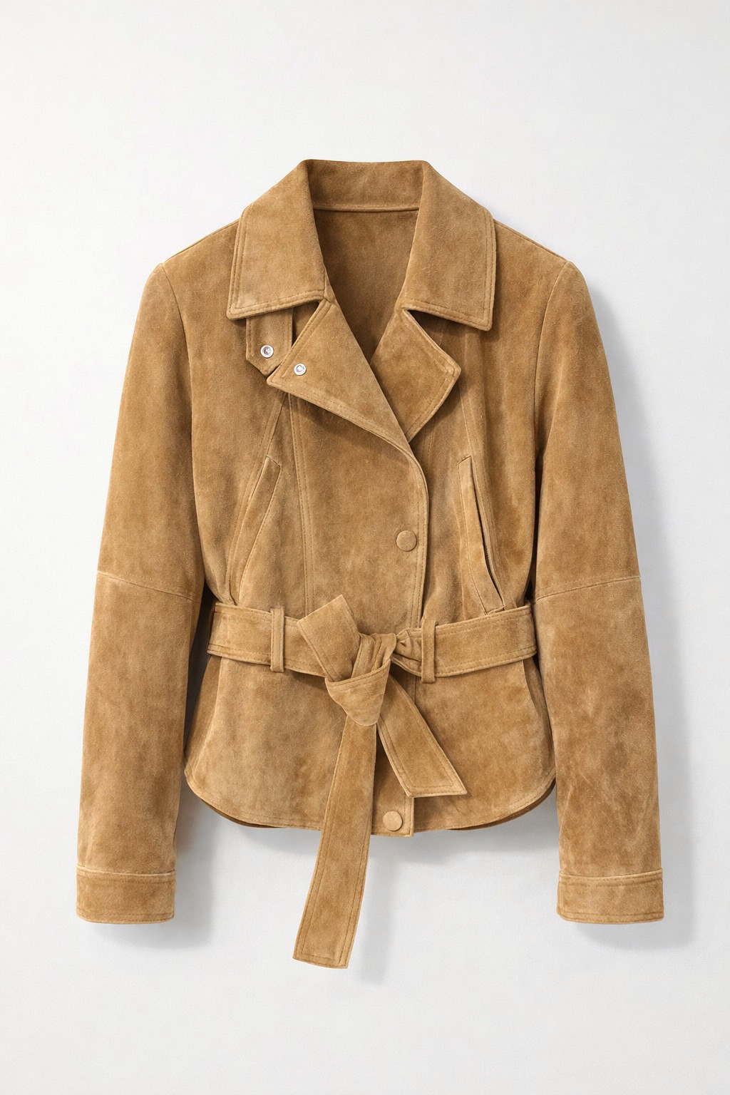 Oxford Belted Suede Jacket