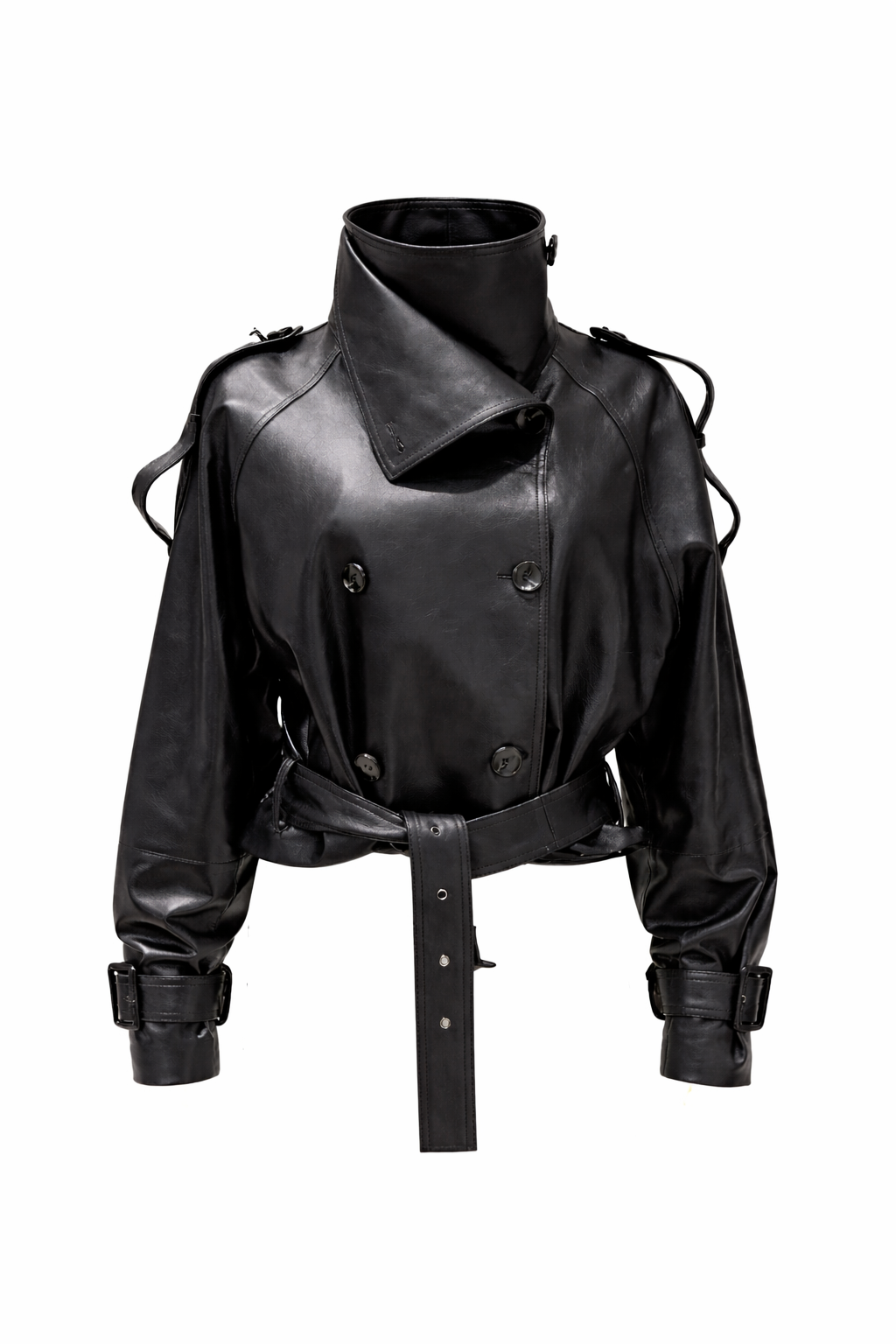 Lola Leather Utility Jacket