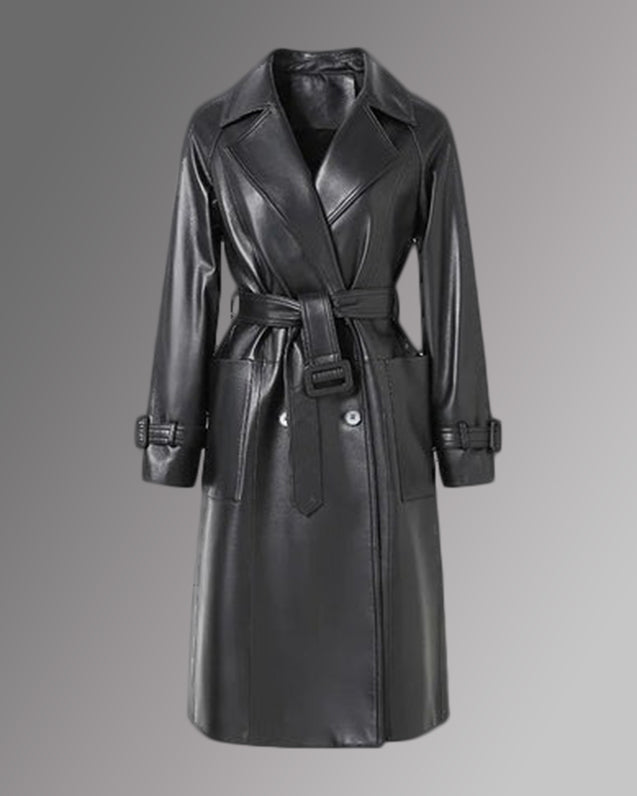 Leather Napa Trench