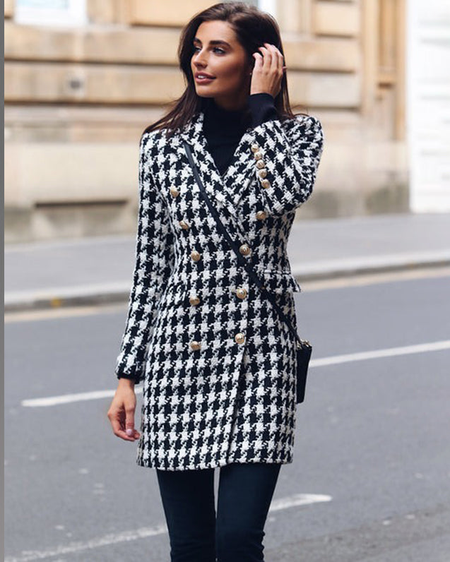 Houndstooth Coat