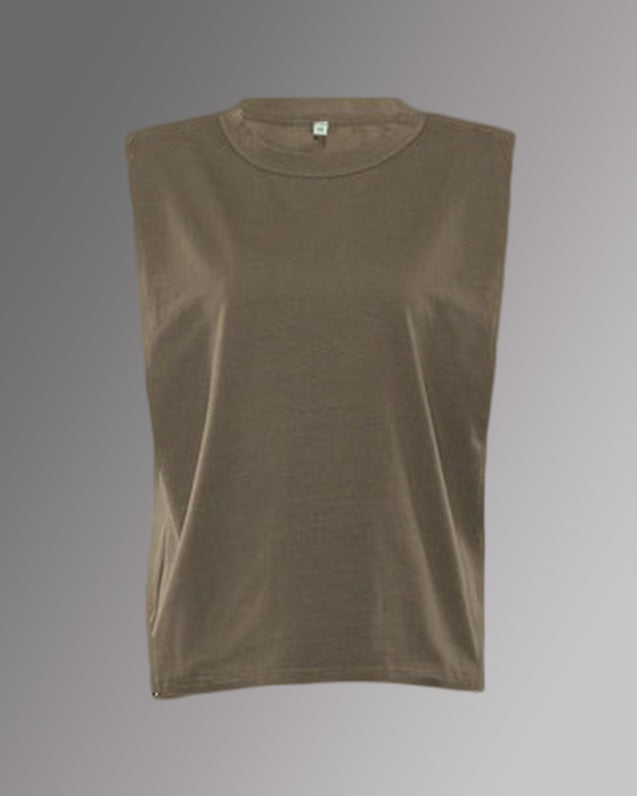 Khaki Padded T-shirt