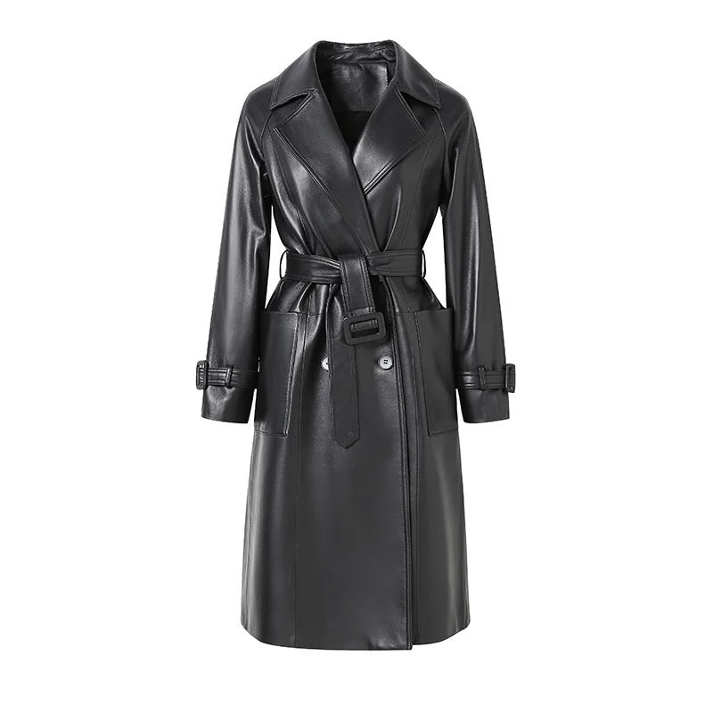 Leather Napa Trench